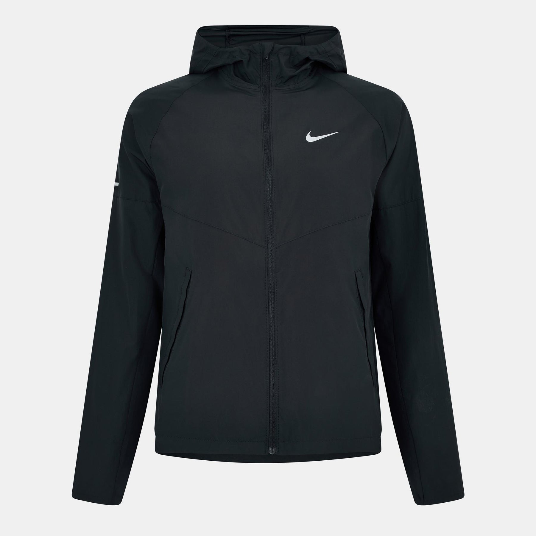 Veste Nike Miler Repel noire (journée d'été)
