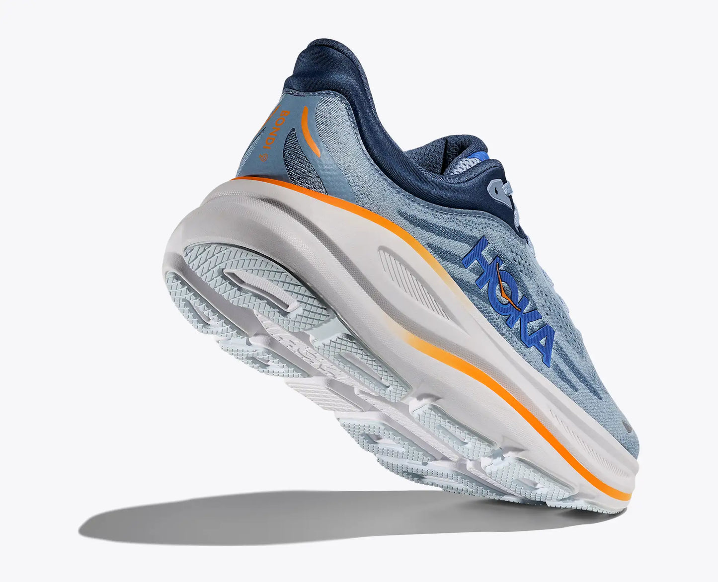 Hoka Bondi 8 'Blue Racer' Gortex Waterproof 'mandem' Sneaker style lace high/ loose fit drippy