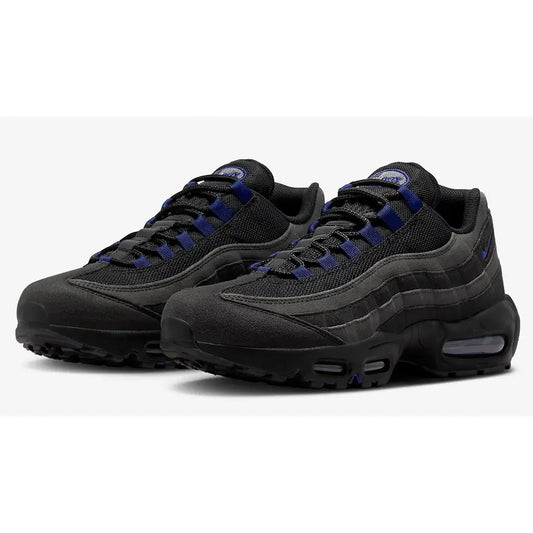 Nike Air Max 95 Jewel Black Deep Royal Pre-Owned Gortex Waterproof 'mandem' Sneaker style lace high/ loose fit drippy