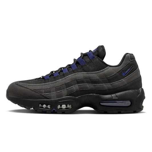Nike Air Max 95 Jewel Black Deep Royal Pre-Owned Gortex Waterproof 'mandem' Sneaker style lace high/ loose fit drippy